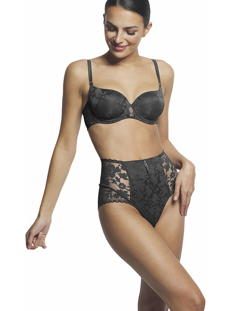Soutien-gorge préformé 3D armaturé Gabrielle Noir - Kiabi