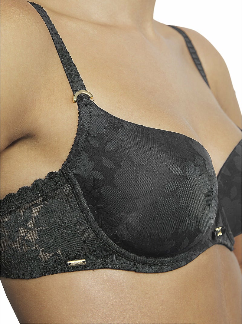 Soutien-gorge préformé 3D armaturé Gabrielle Noir - Kiabi