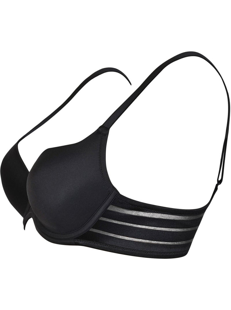 Soutien-gorge préformé Alegra F à H Noir - Kiabi