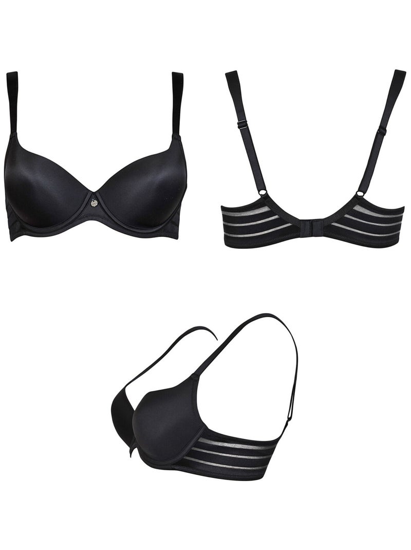 Soutien-gorge préformé Alegra F, G Noir - Kiabi