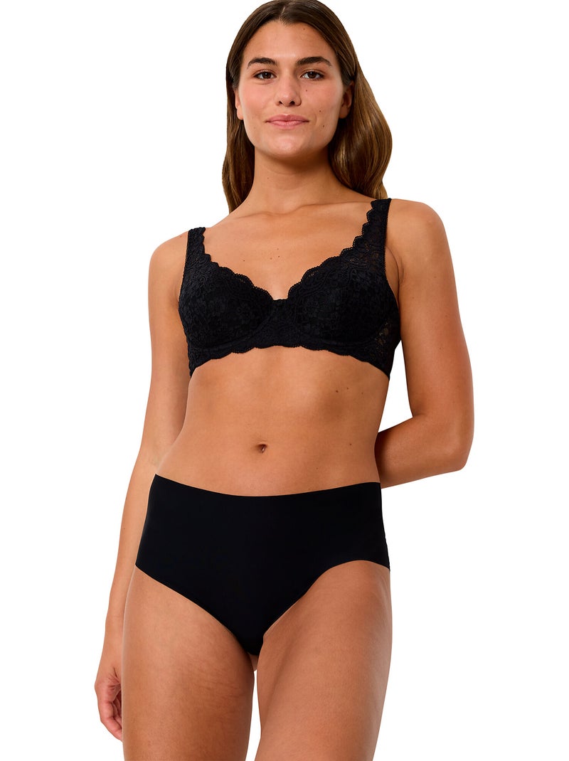 Soutien-gorge préformé armaturé WHP AMOURETTE Noir - Kiabi