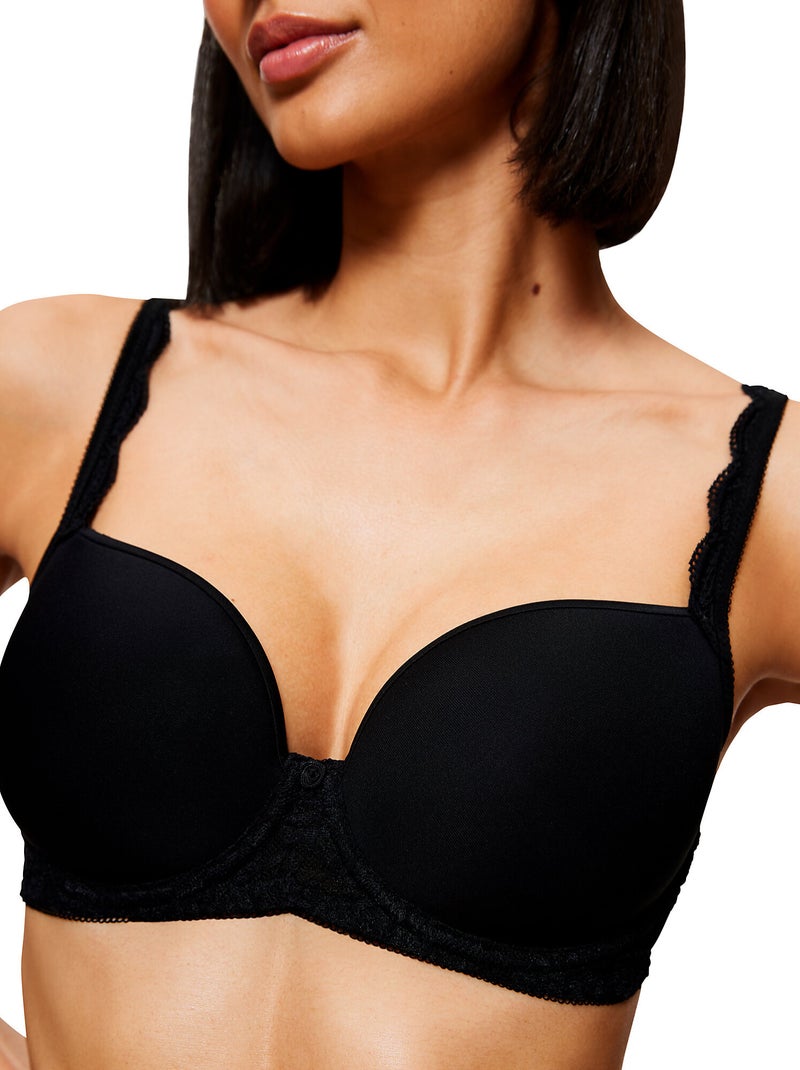 Soutien-gorge préformé armaturé WP AMOURETTE Noir - Kiabi
