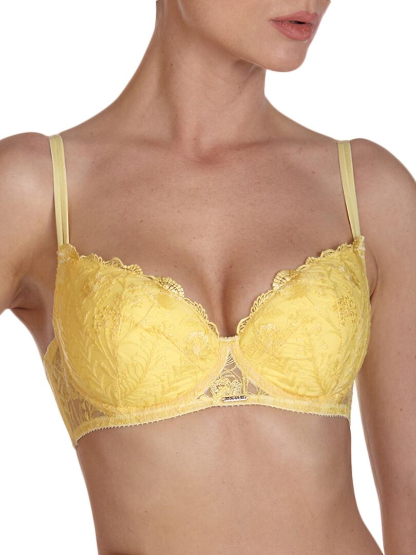 Soutien-gorge préformé Blancmange Jaune - Kiabi