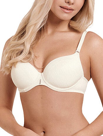 Soutien-gorge préformé bretelles doubles Gracia B à E ivoire