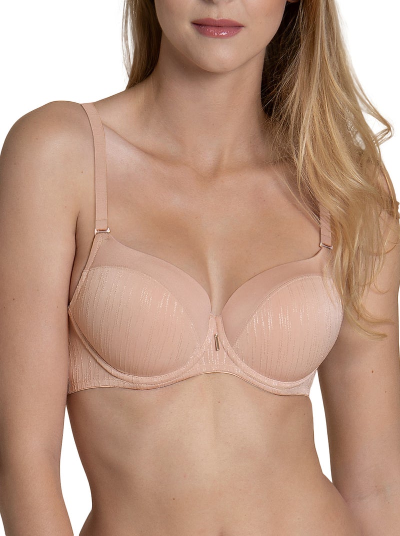 Soutien-gorge préformé bretelles doubles Gracia B à E Rose - Kiabi