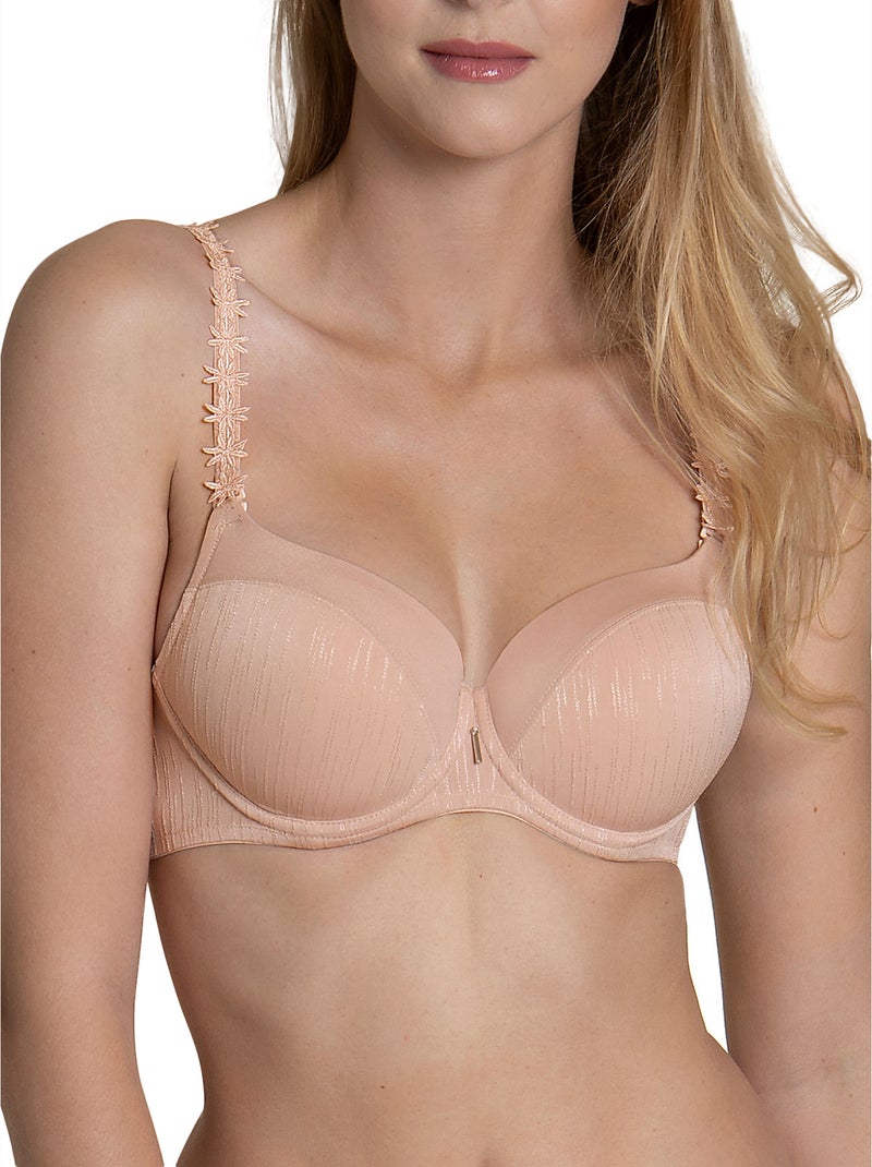 Soutien-gorge préformé bretelles doubles Gracia B à E Rose - Kiabi