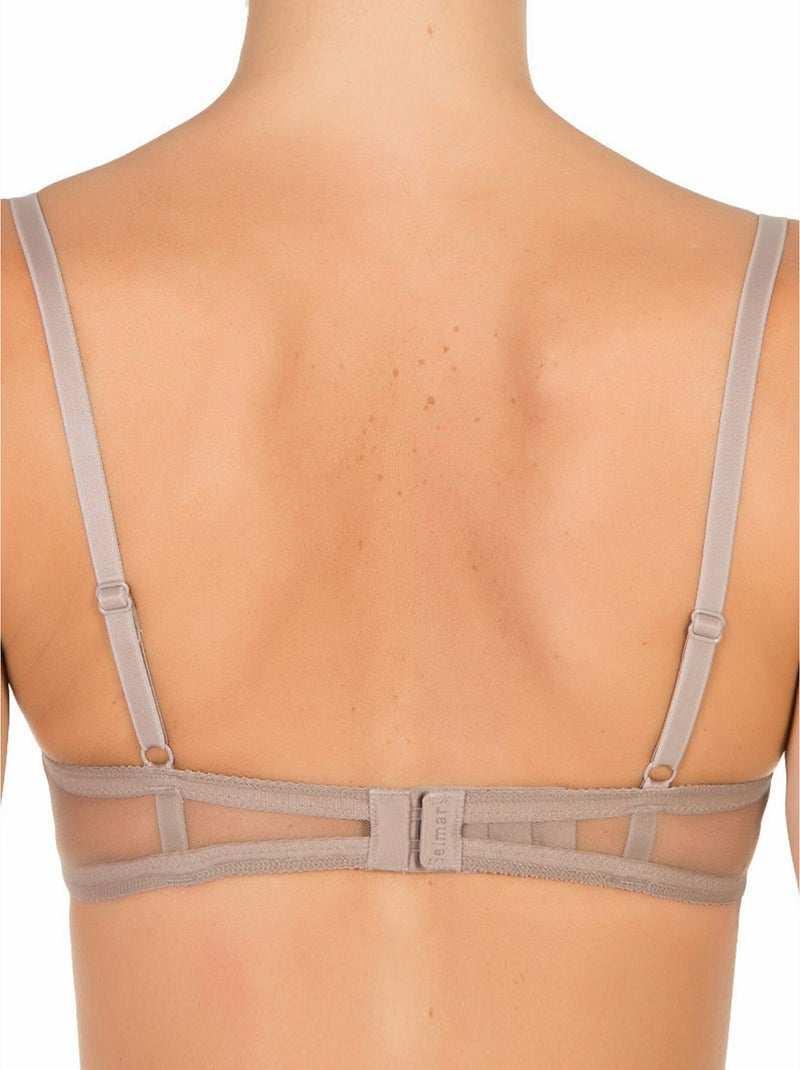 Soutien-gorge préformé Cabaret Marron - Kiabi