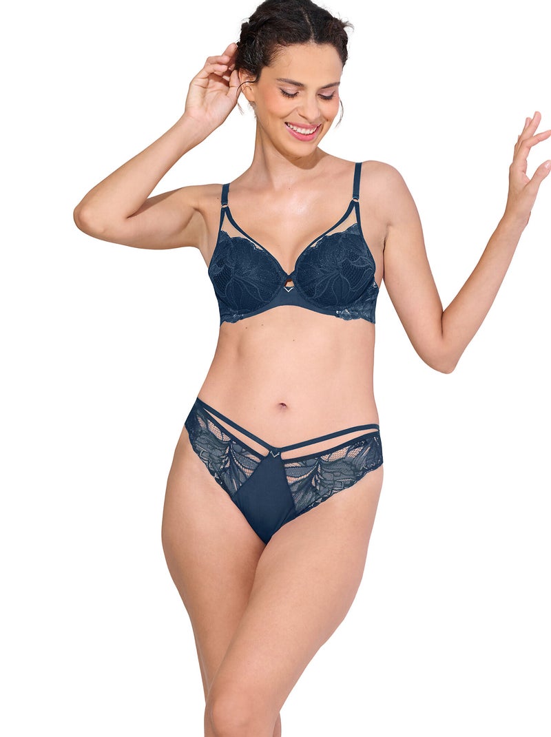 Soutien-gorge préformé CHARISMA Bleu - Kiabi