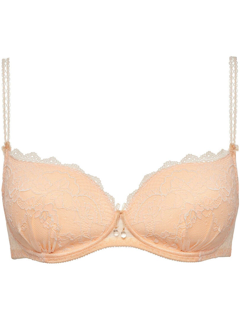 soutien gorge rose poudré