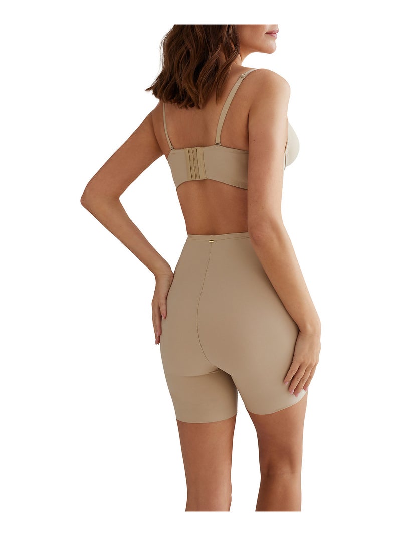 Soutien-gorge préformé décolleté profond Curves Beige - Kiabi