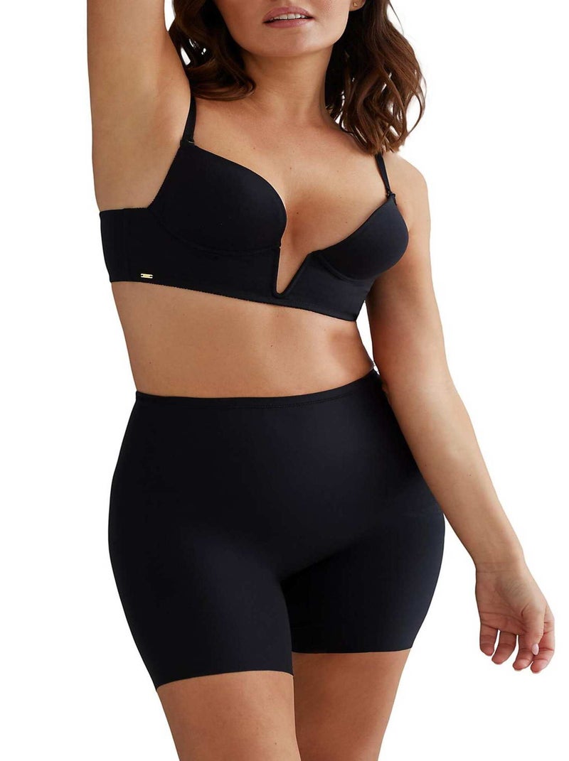 Soutien-gorge préformé décolleté profond Curves Beige - Kiabi