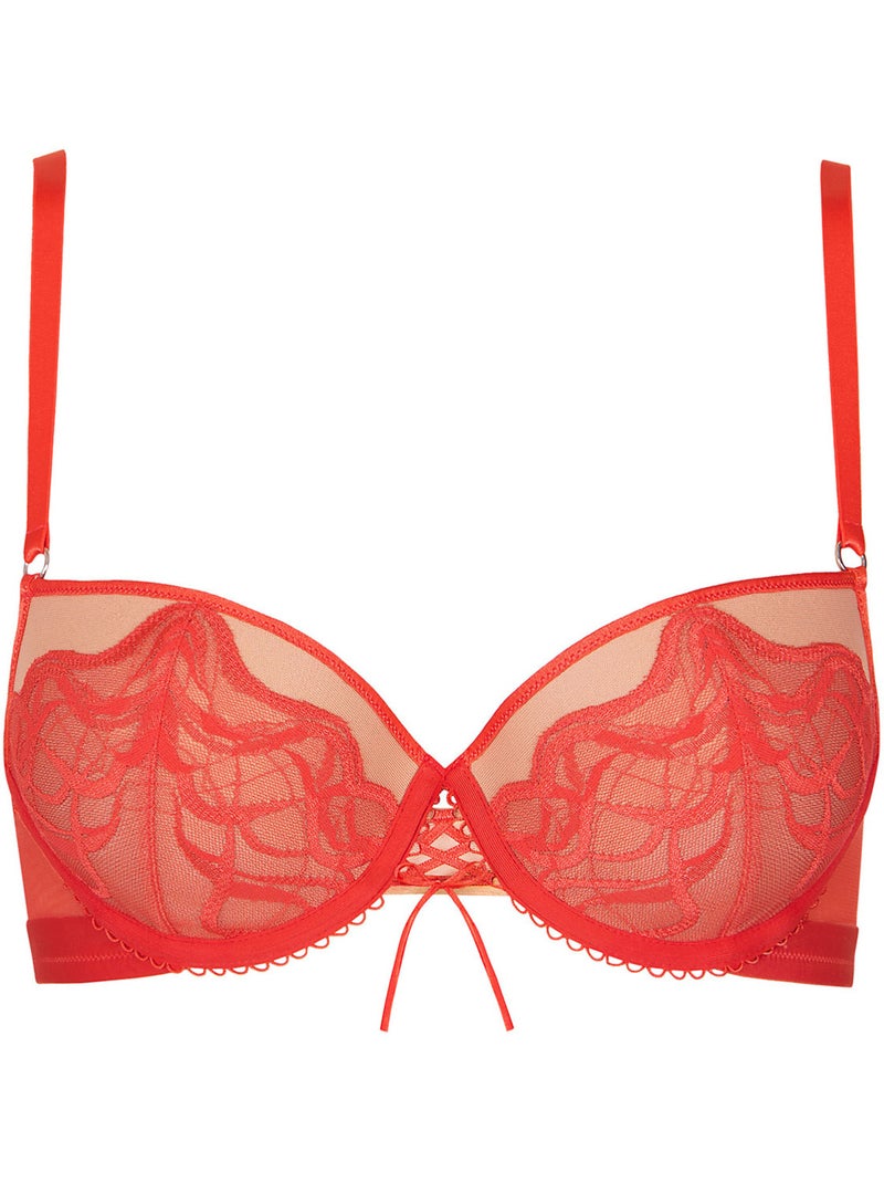 Soutien-gorge préformé Dione Rouge - Kiabi