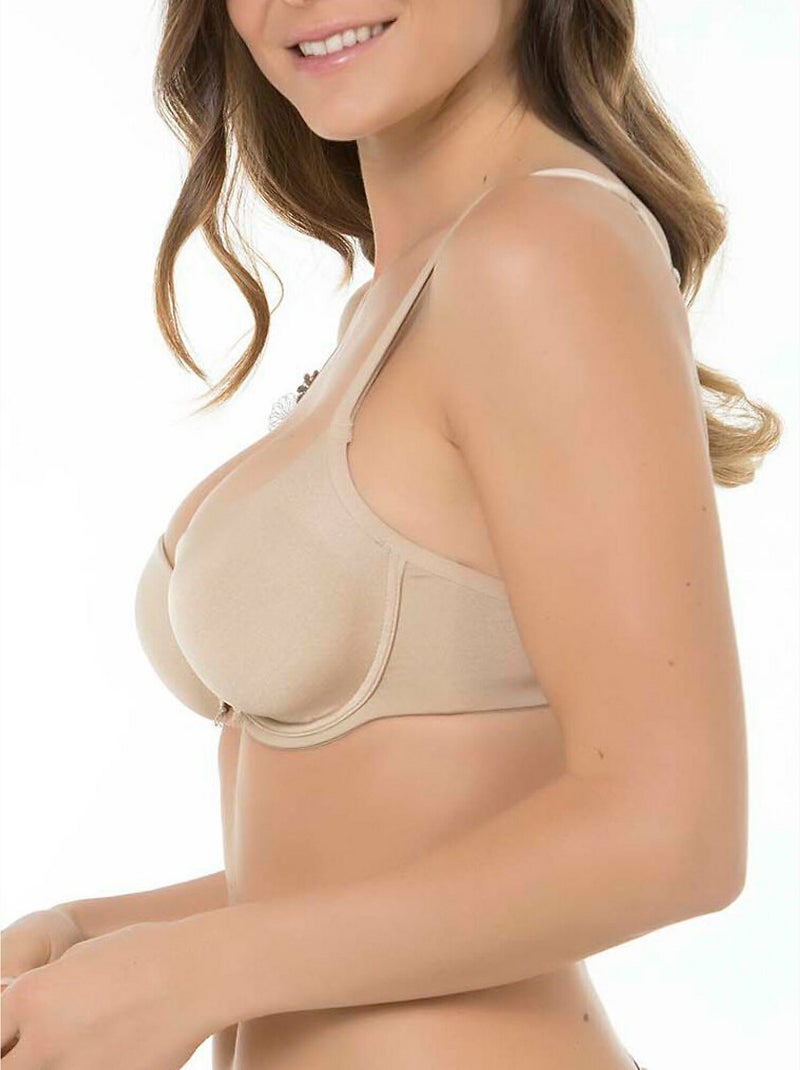 Soutien-gorge préformé Eden Beige - Kiabi