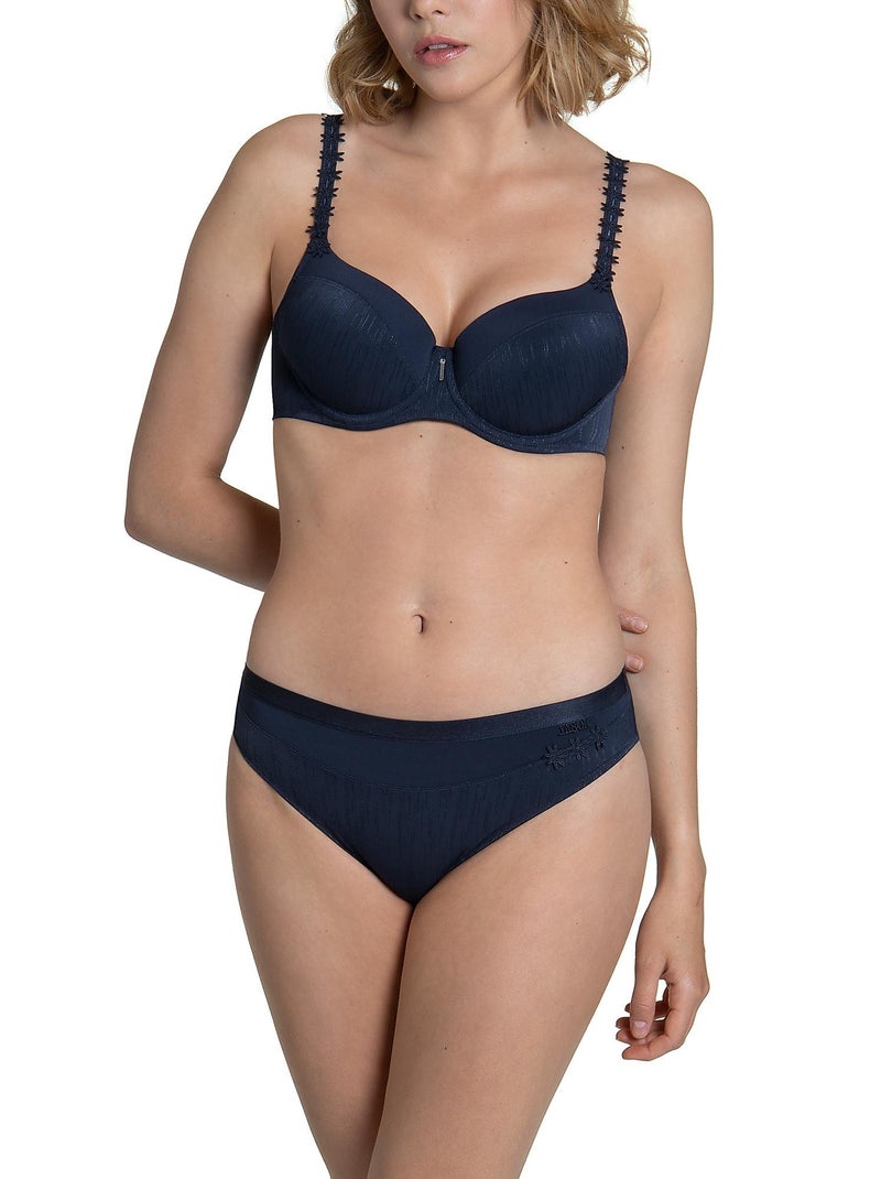 Soutien-gorge préformé Gracia F à H Bleu - Kiabi