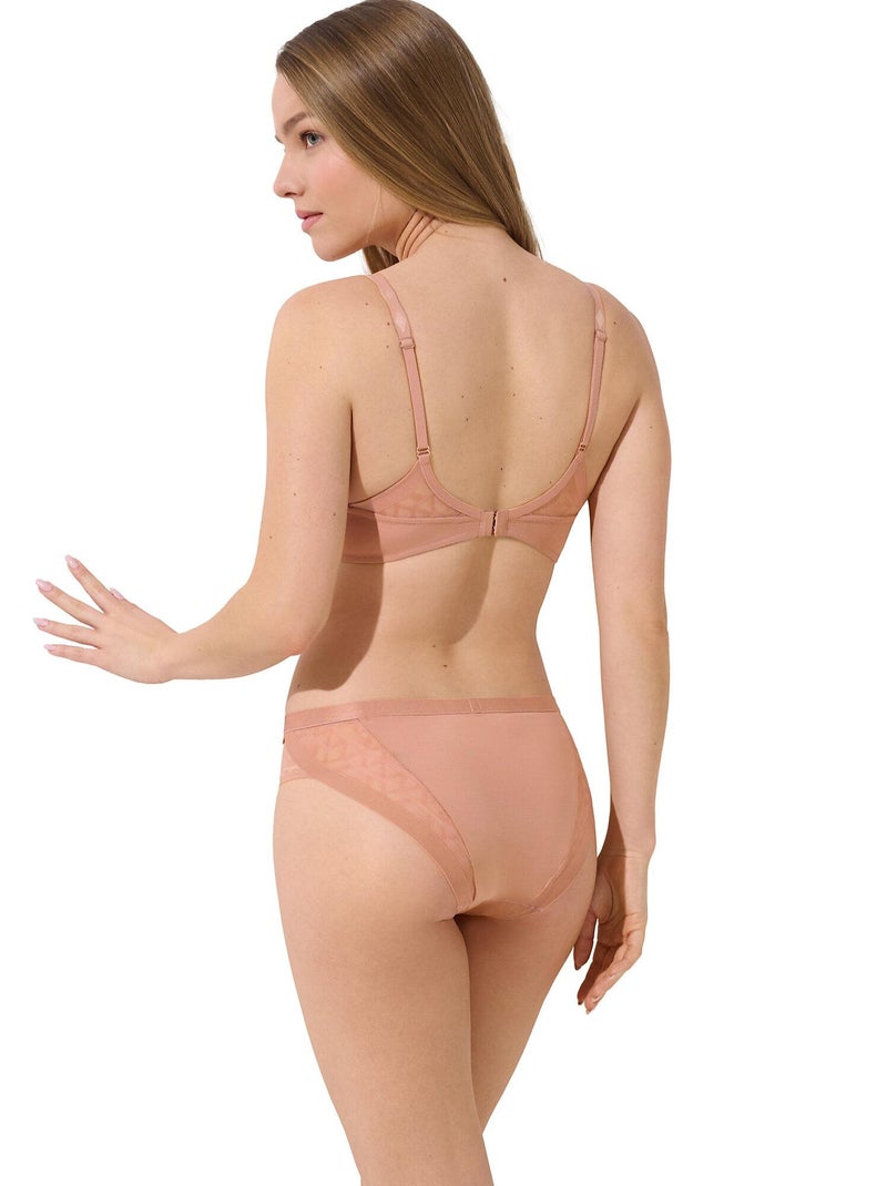 Soutien-gorge préformé grandes tailles Opal Beige - Kiabi