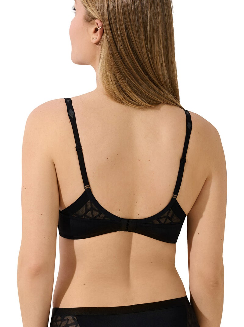 Soutien-gorge préformé grandes tailles Opal Noir - Kiabi