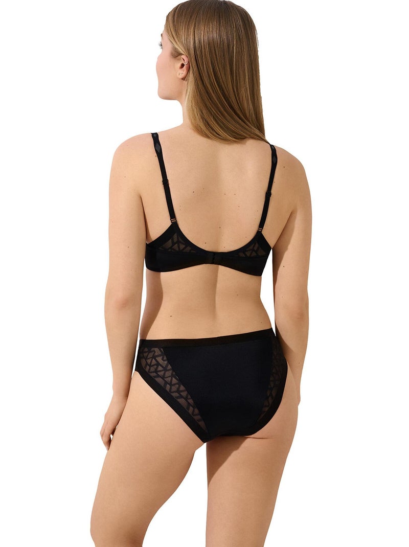 Soutien-gorge préformé grandes tailles Opal Noir - Kiabi