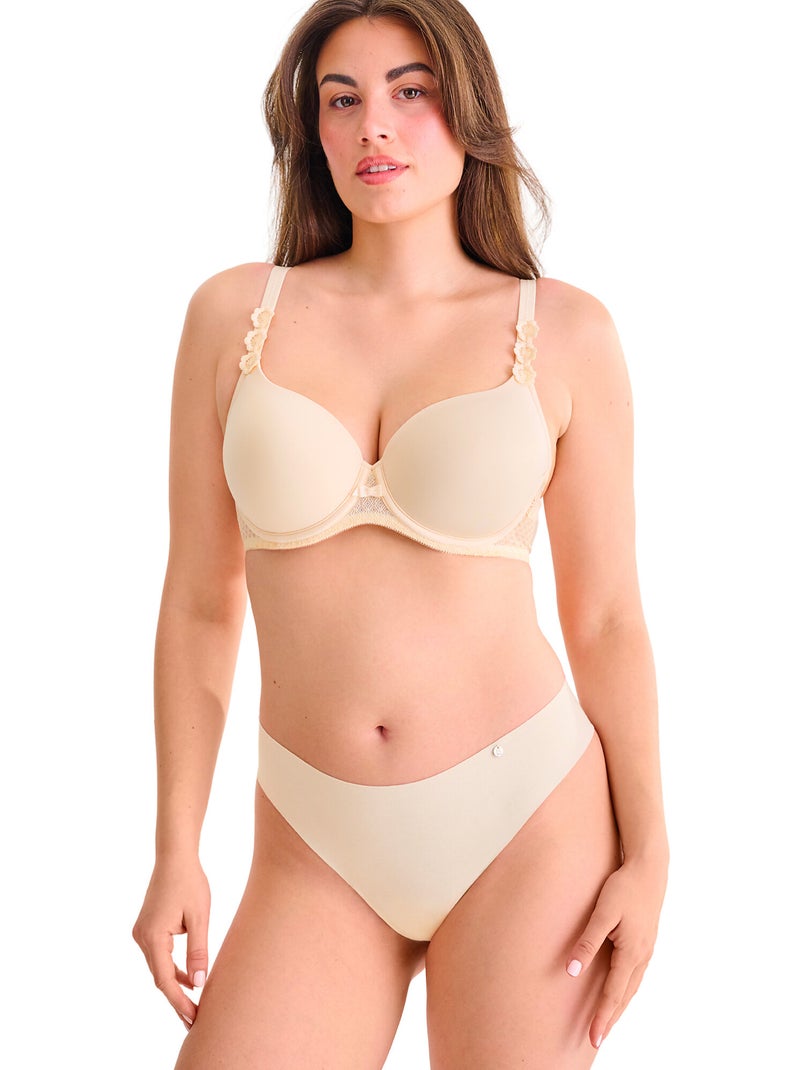 Soutien-gorge préformé grands bonnets TESSA Ecru - Kiabi