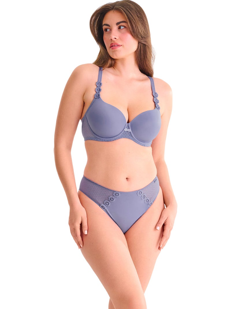 Soutien-gorge préformé grands bonnets TESSA Violet - Kiabi