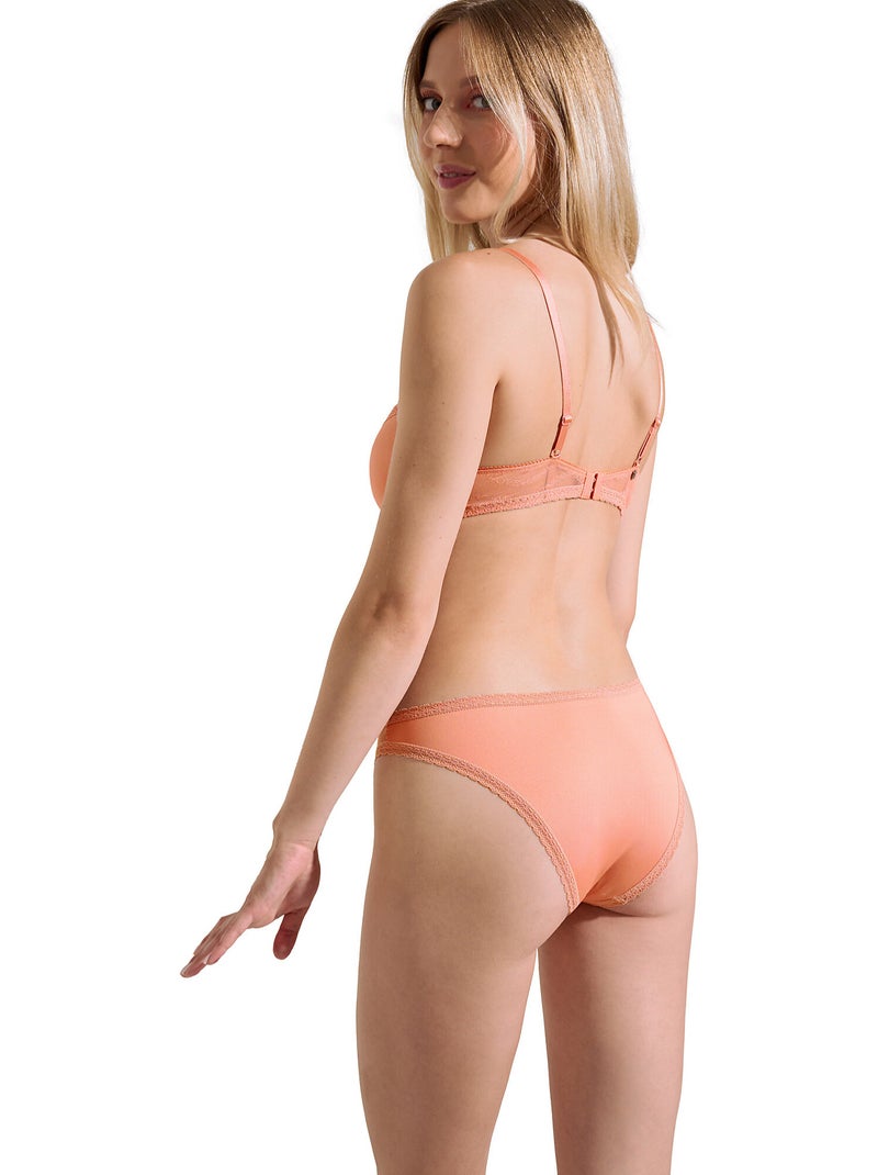 Soutien-gorge préformé Honey Orange corail - Kiabi