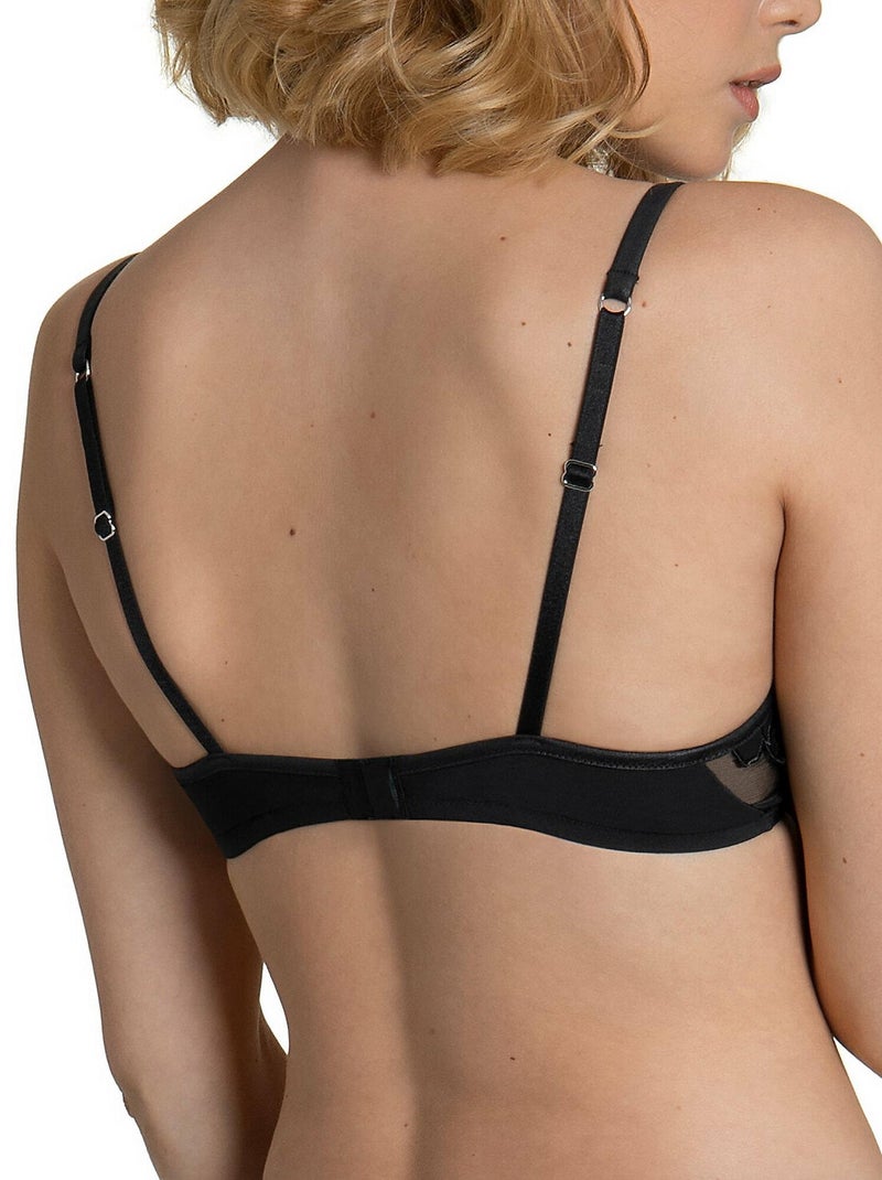 Soutien-gorge préformé Illusion Noir - Kiabi
