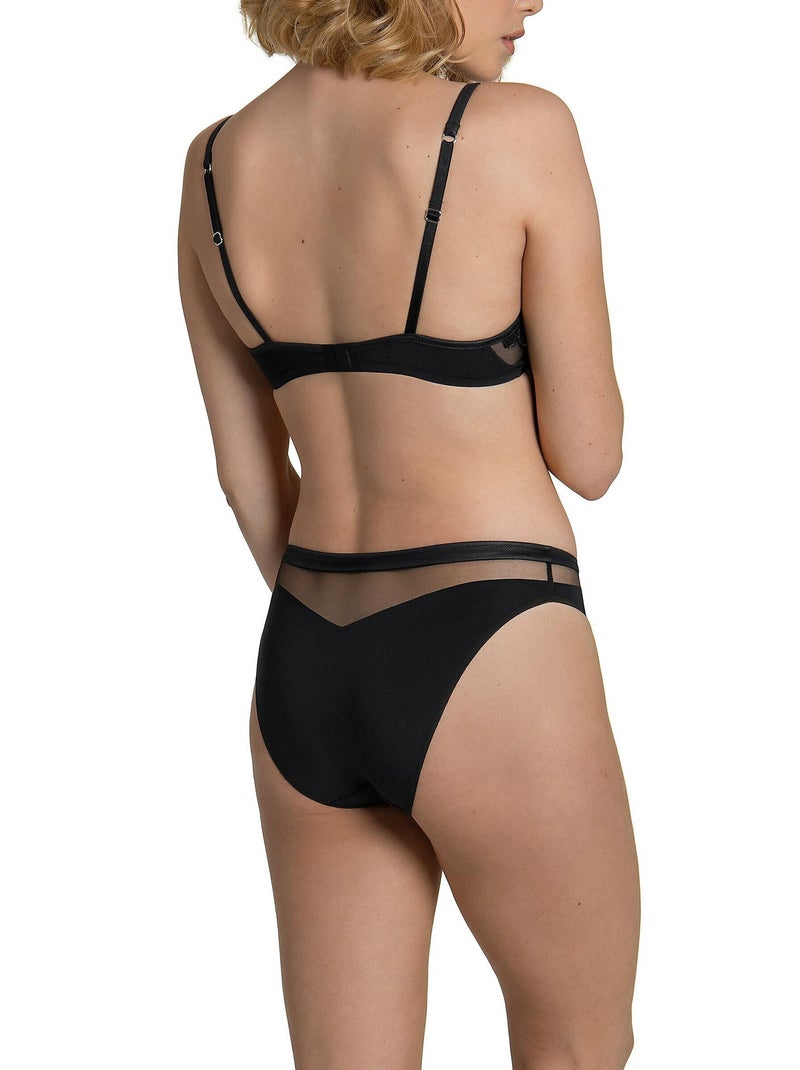 Soutien-gorge préformé Illusion Noir - Kiabi