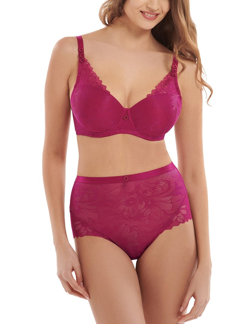 Soutien-gorge préformé Karin Violet - Kiabi