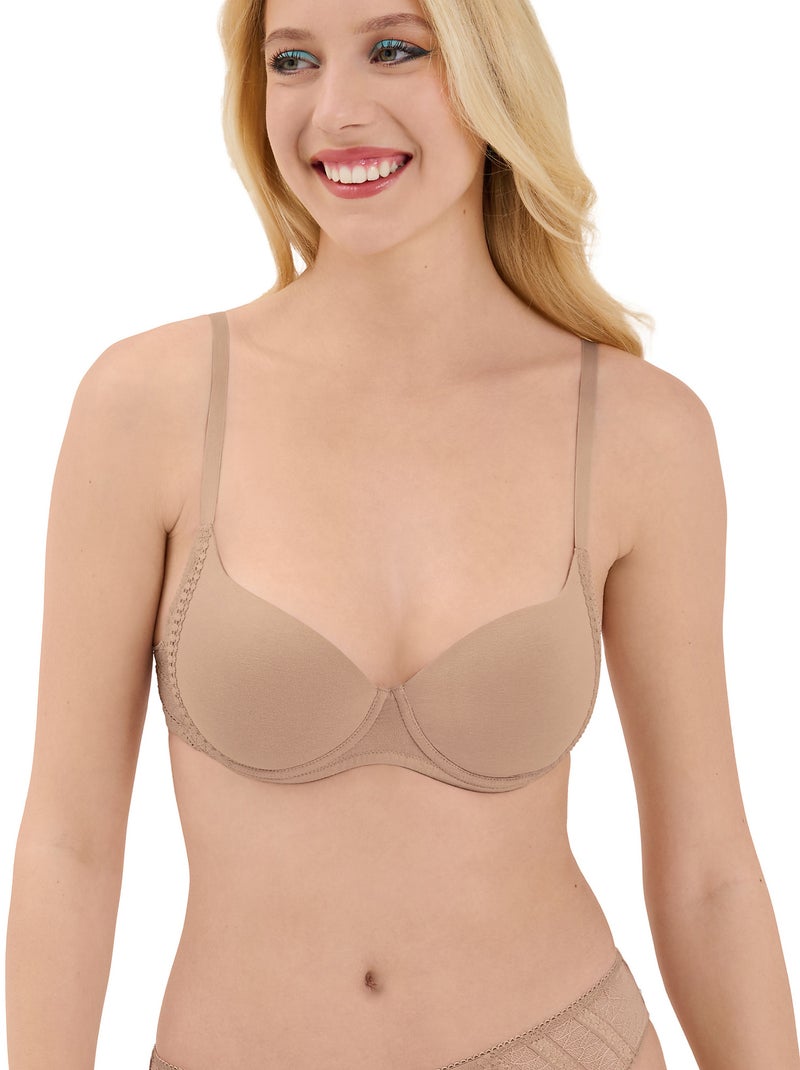 Soutien-gorge préformé Lucky Beige - Kiabi
