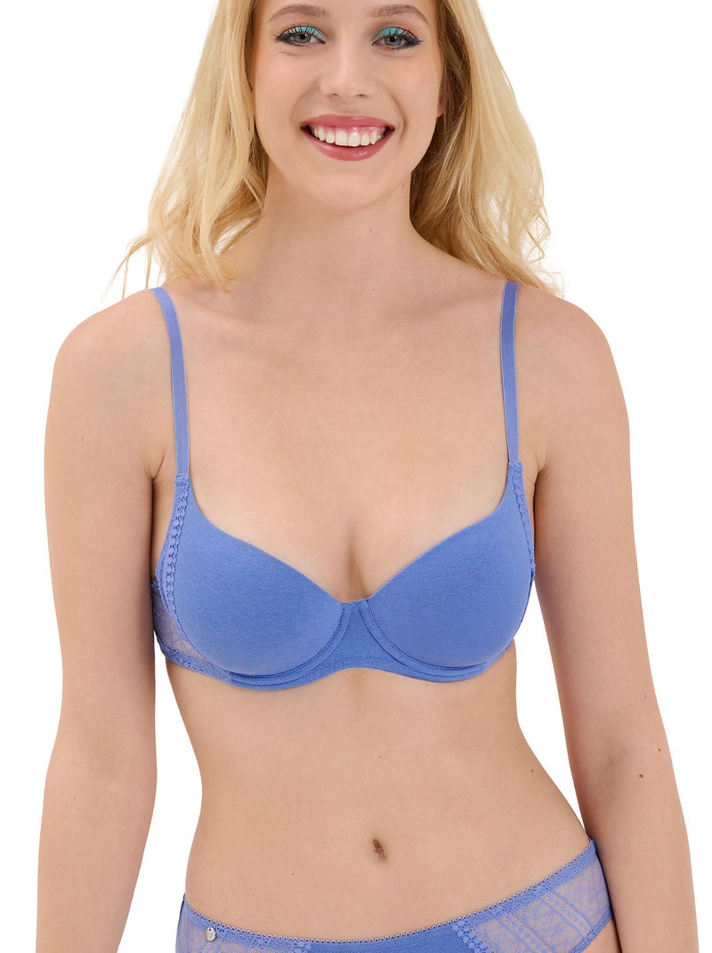 Soutien-gorge préformé Lucky Bleu - Kiabi