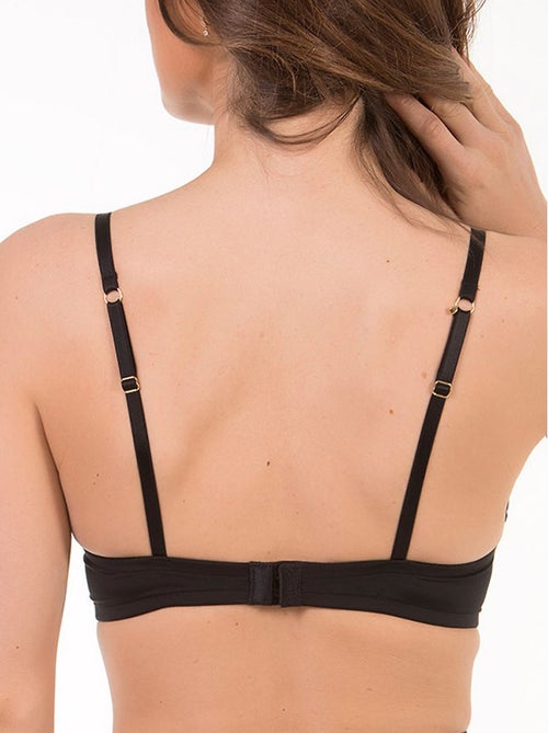 Soutien-gorge préformé multipositions sans armatures Etna noir - Kiabi