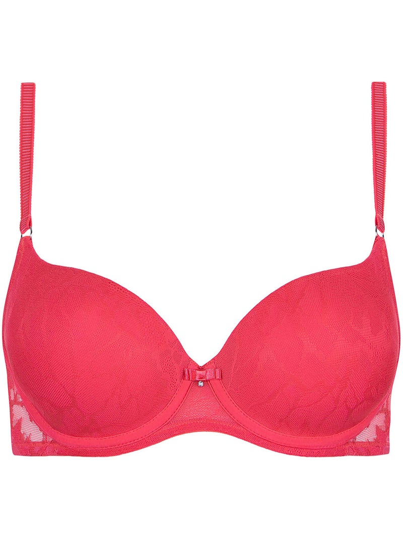 Soutien-gorge préformé Naty Orange corail - Kiabi