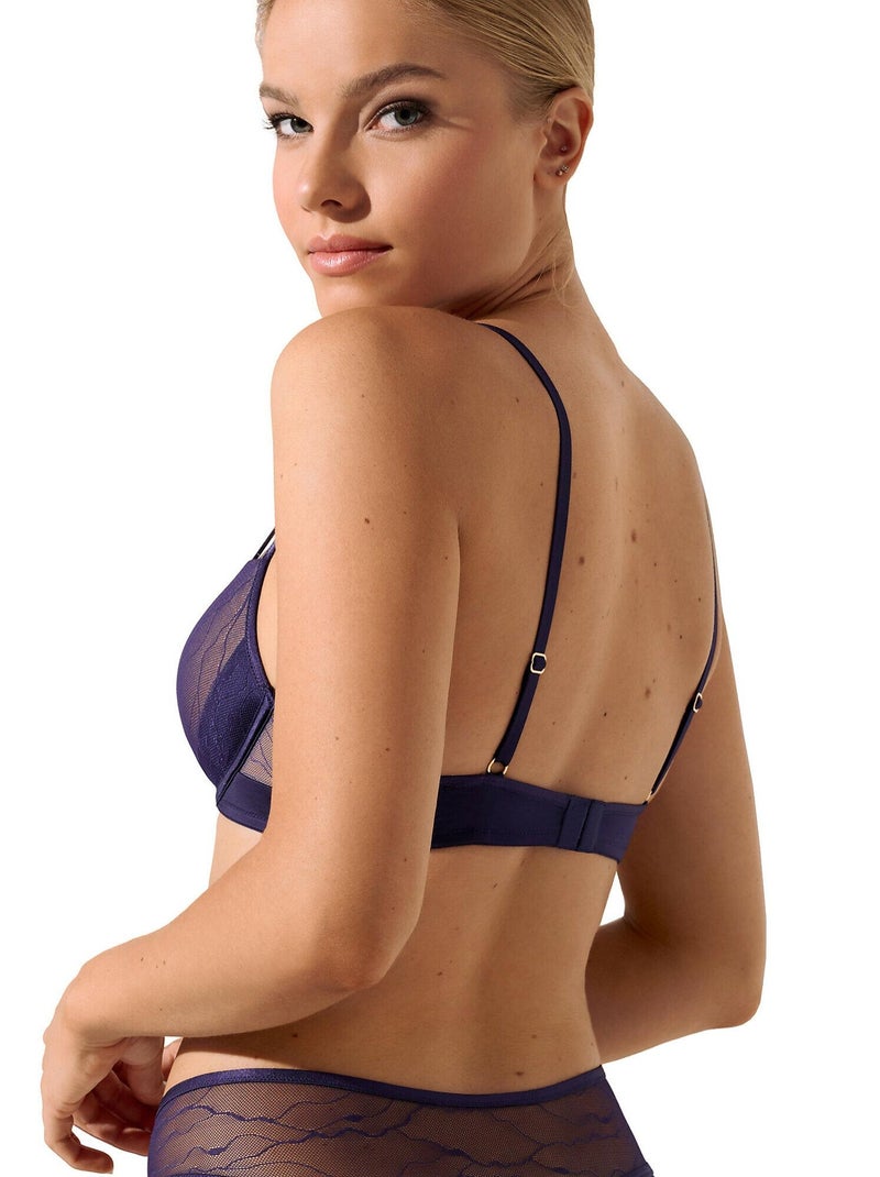 Soutien-gorge préformé Nightscape Violet - Kiabi