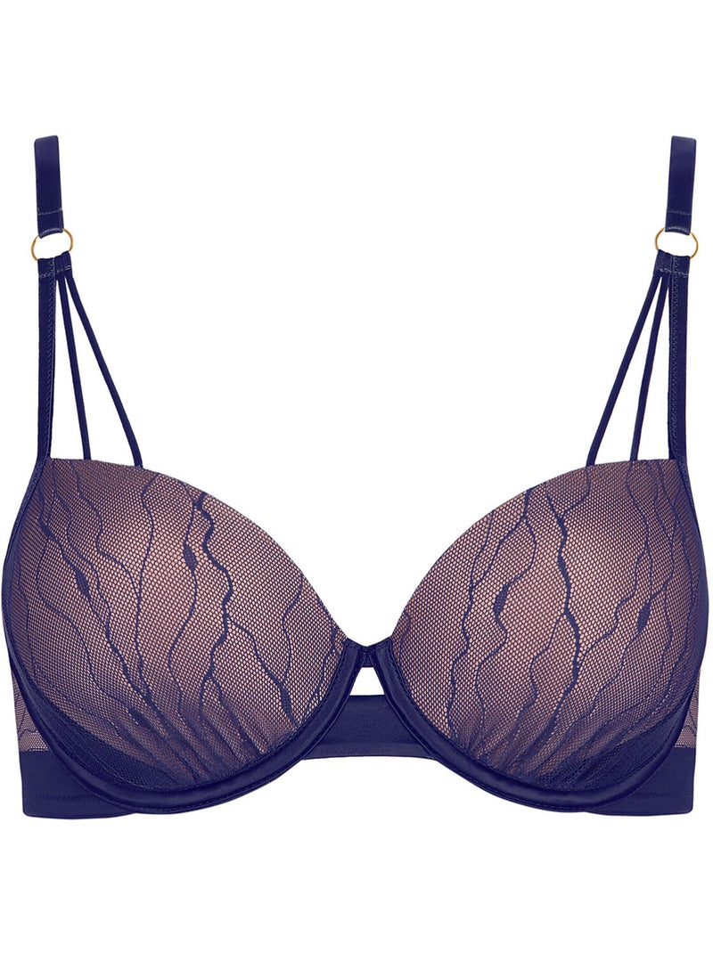 Soutien-gorge préformé nightscape Violet - Kiabi
