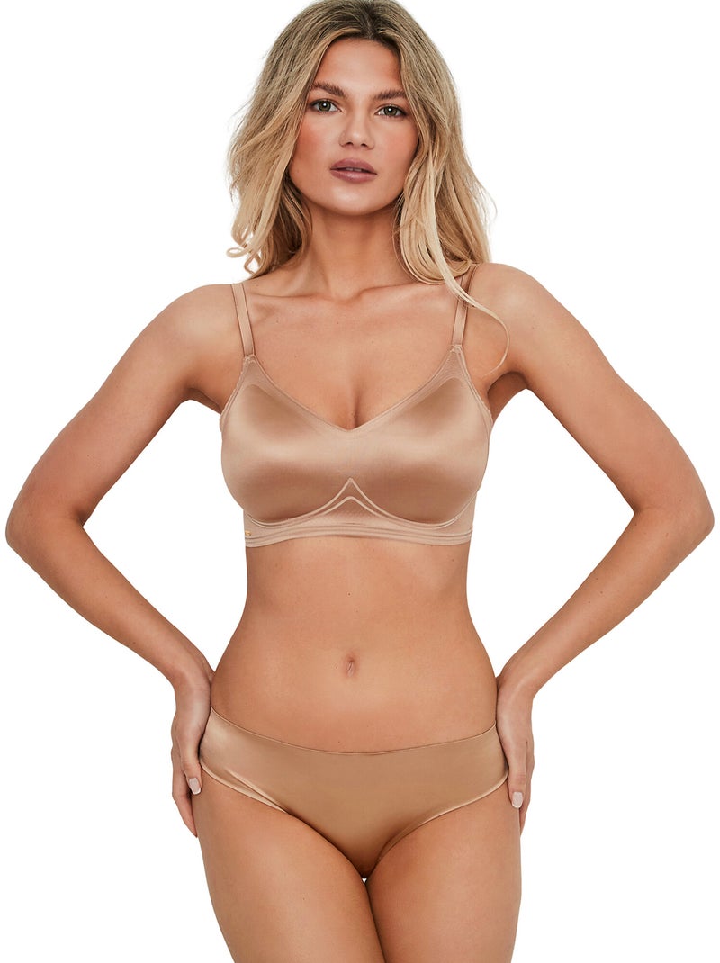 Soutien-gorge préformé one gloss Jaune - Kiabi