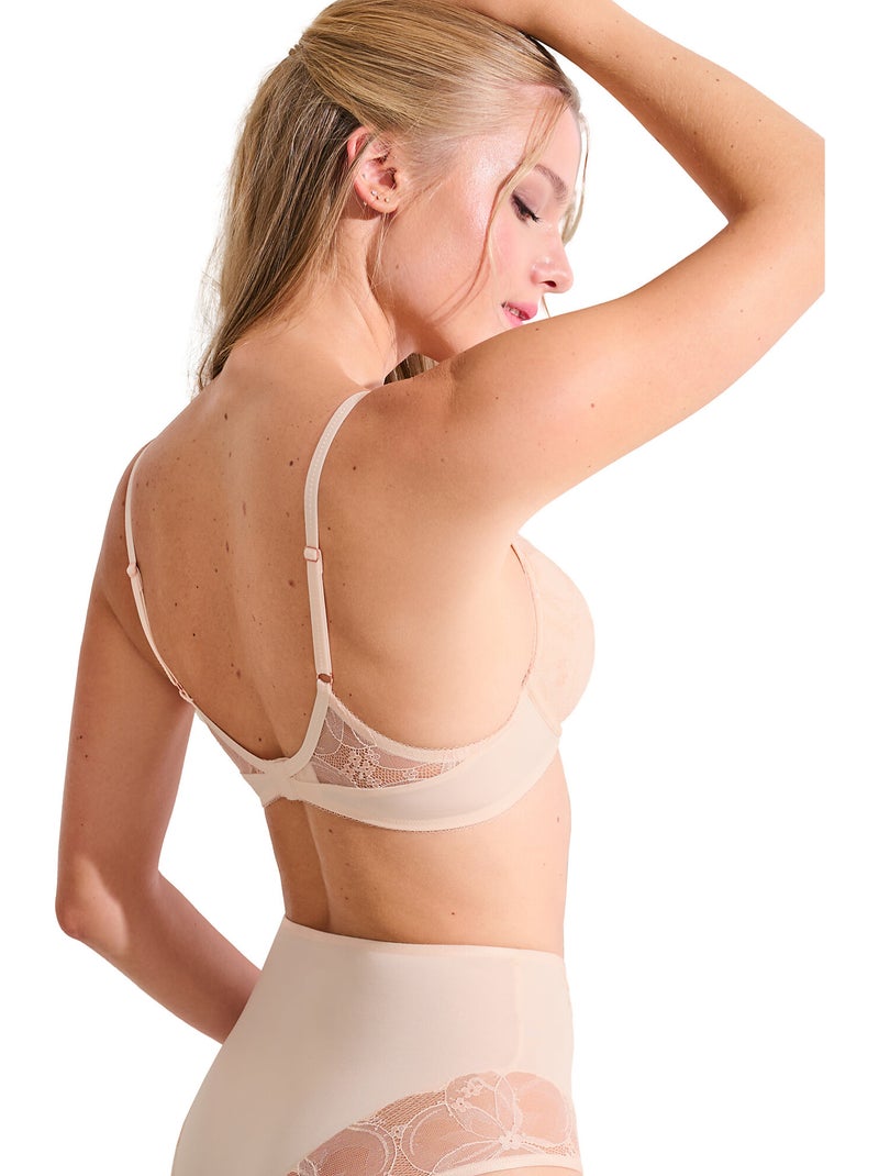 Soutien-gorge préformé PATRICIA Beige - Kiabi