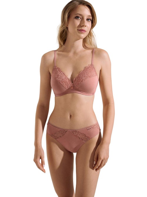 Soutien-gorge préformé plongeant sans armatures Nina - Kiabi