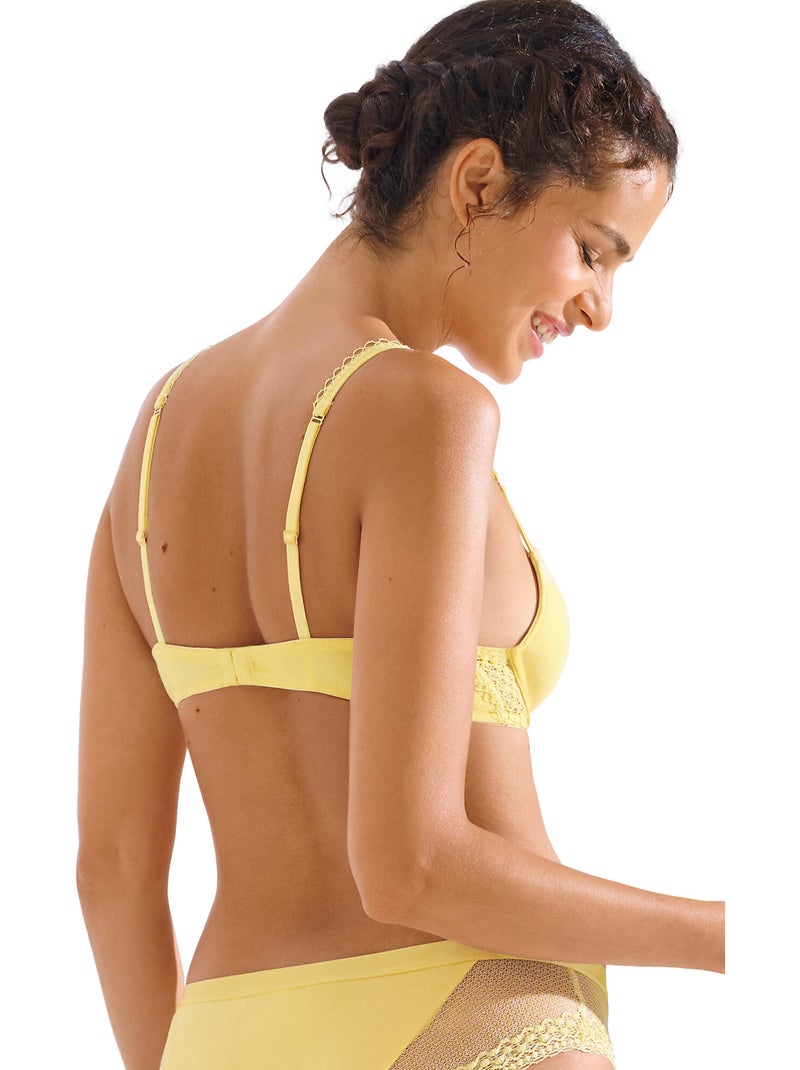 Soutien-gorge préformé POMPEYA Jaune - Kiabi