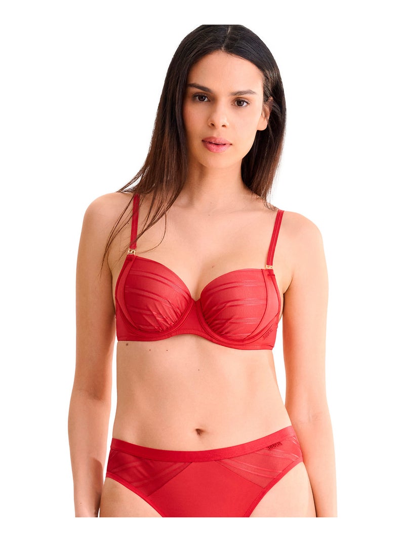 Soutien-gorge préformé PRINCESS Rouge - Kiabi