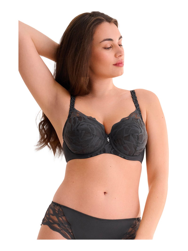 Soutien-gorge préformé RIVER Gris - Kiabi