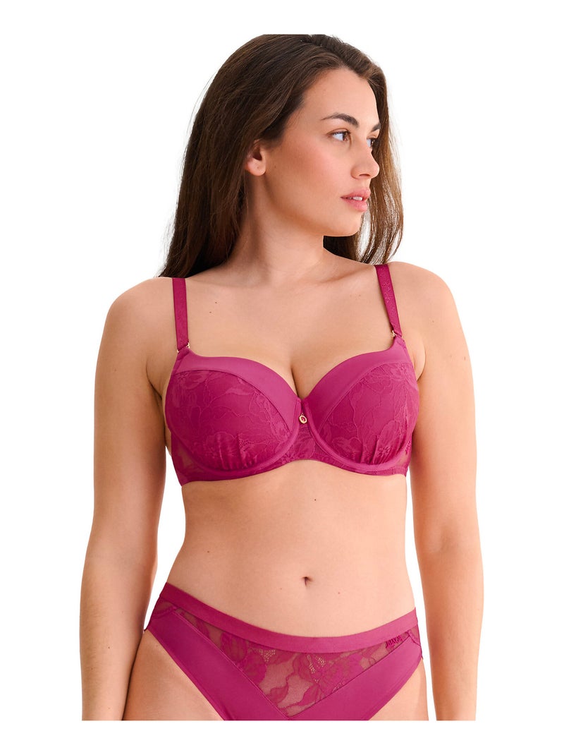 Soutien-gorge préformé ROBIN Magenta - Kiabi