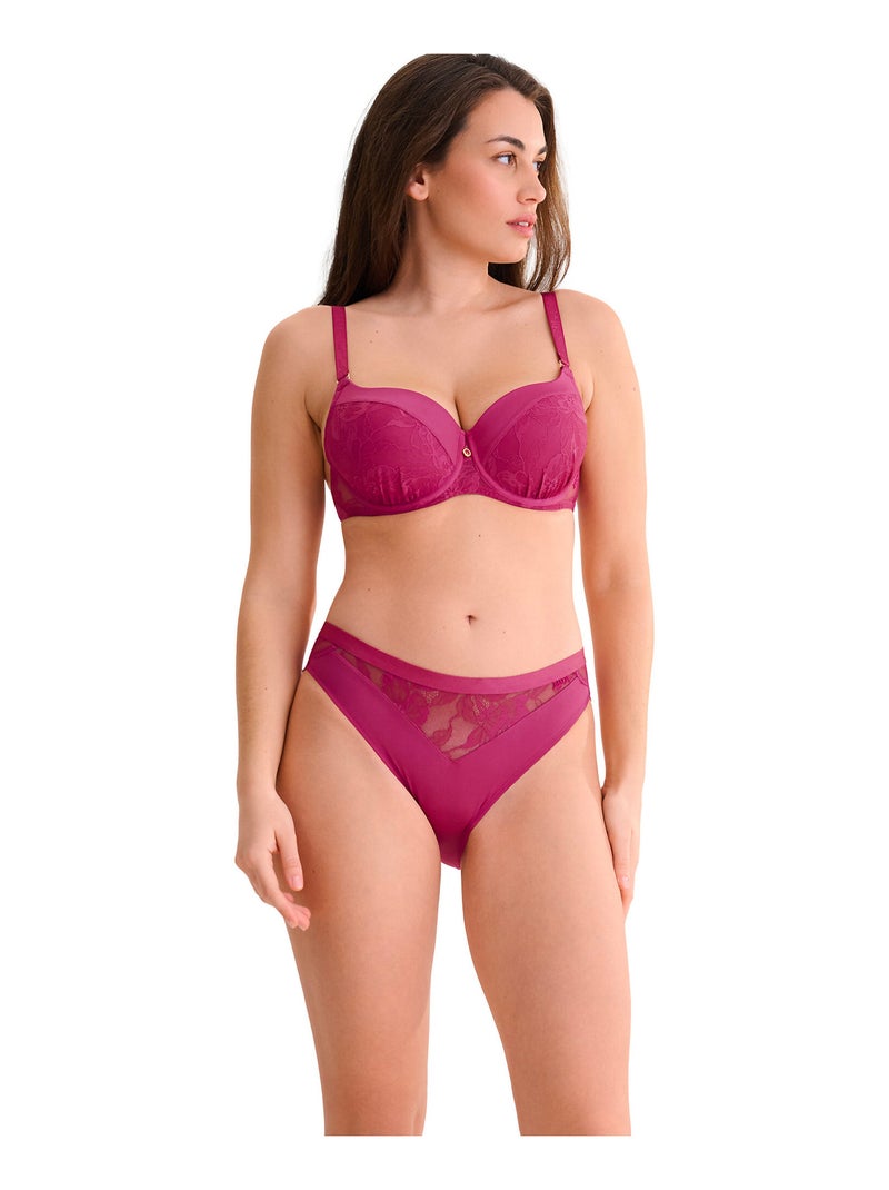Soutien-gorge préformé ROBIN Magenta - Kiabi