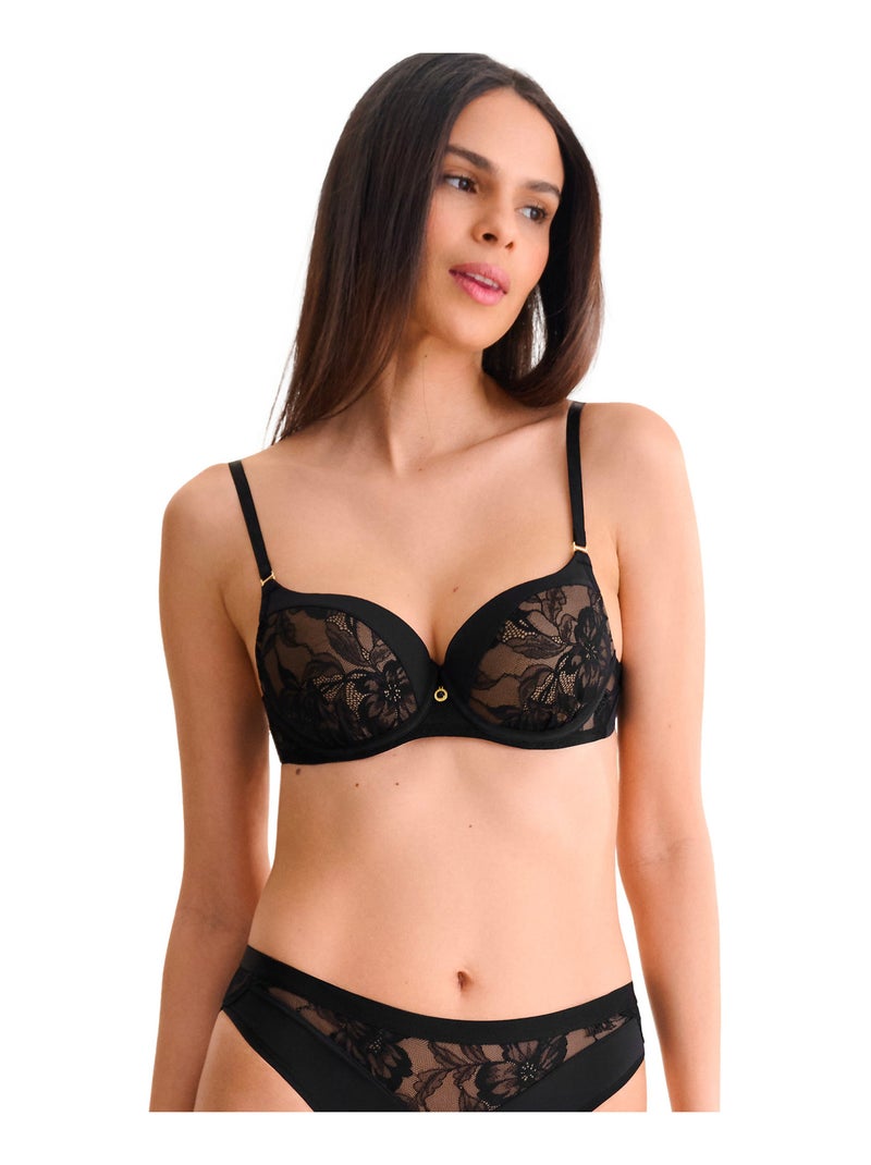 Soutien-gorge préformé ROBIN Noir - Kiabi