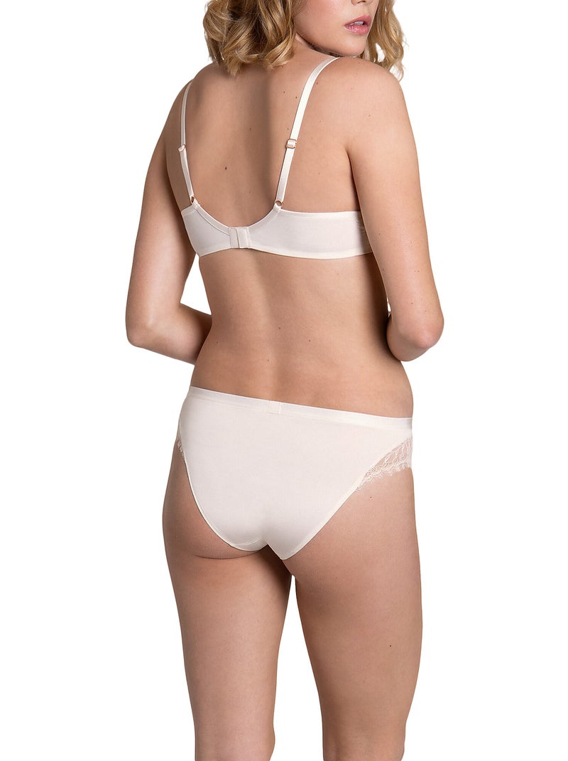 Soutien-gorge préformé rose mariage f Ecru - Kiabi