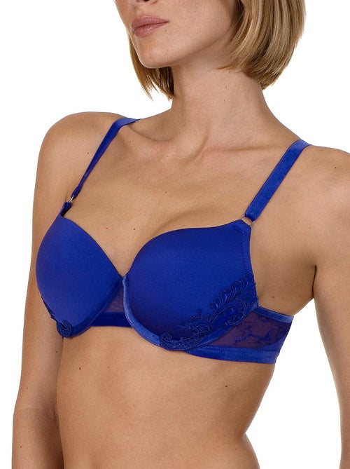 Soutien-gorge préformé Royal Wish bleu B à E - Kiabi Soutien-gorge préformé Royal Wish bleu B à E - Kiabi