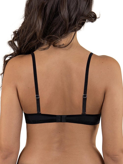 Soutien-gorge préformé Royal Wish noir B à E - Kiabi
