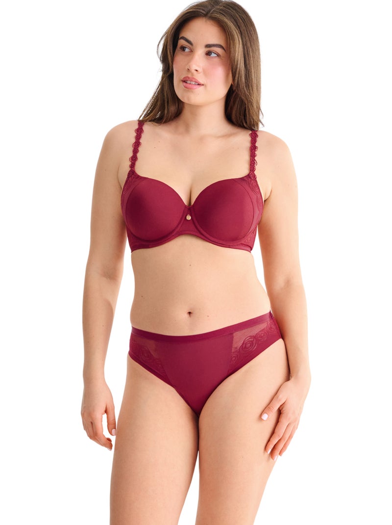 Soutien-gorge préformé ruby Rouge - Kiabi