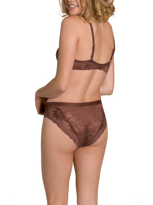 Soutien-gorge préformé sans armatures Harvest marron - Kiabi