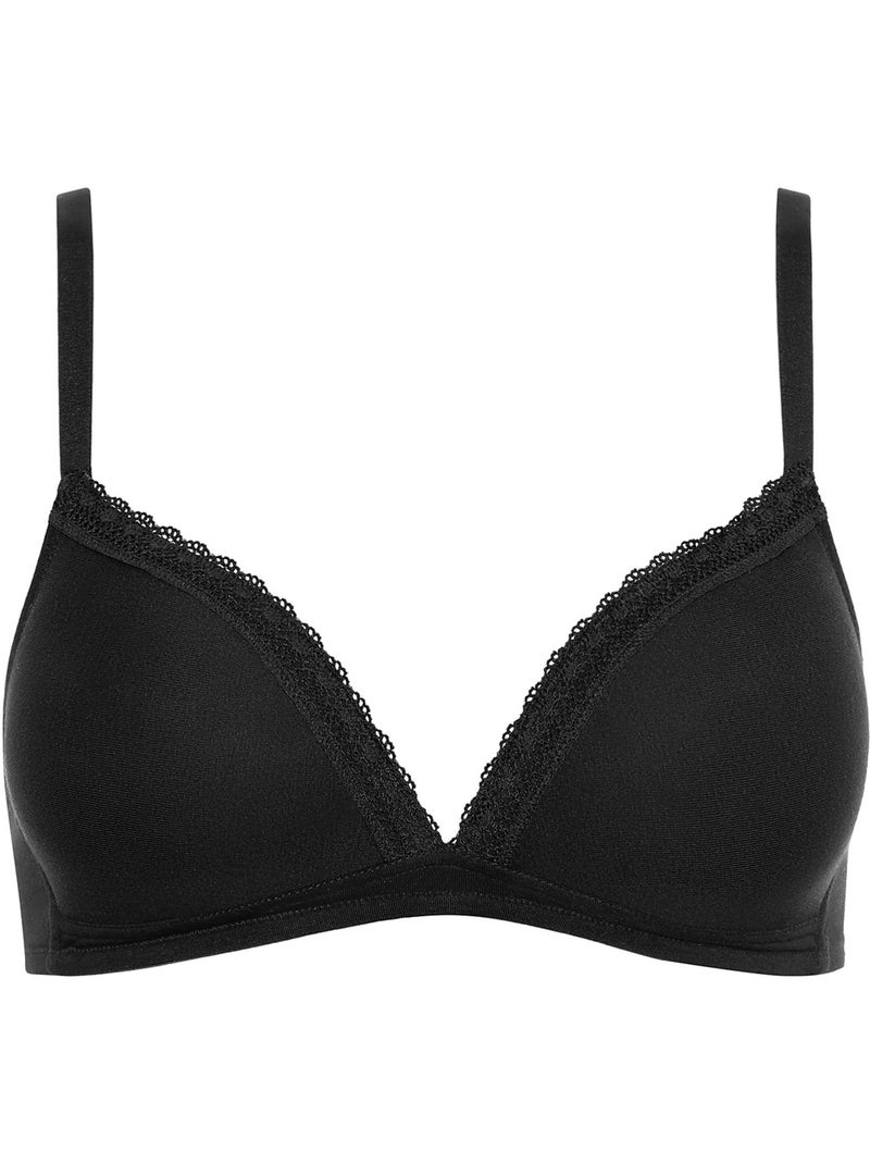 Soutien-gorge préformé sans armatures INES Noir - Kiabi