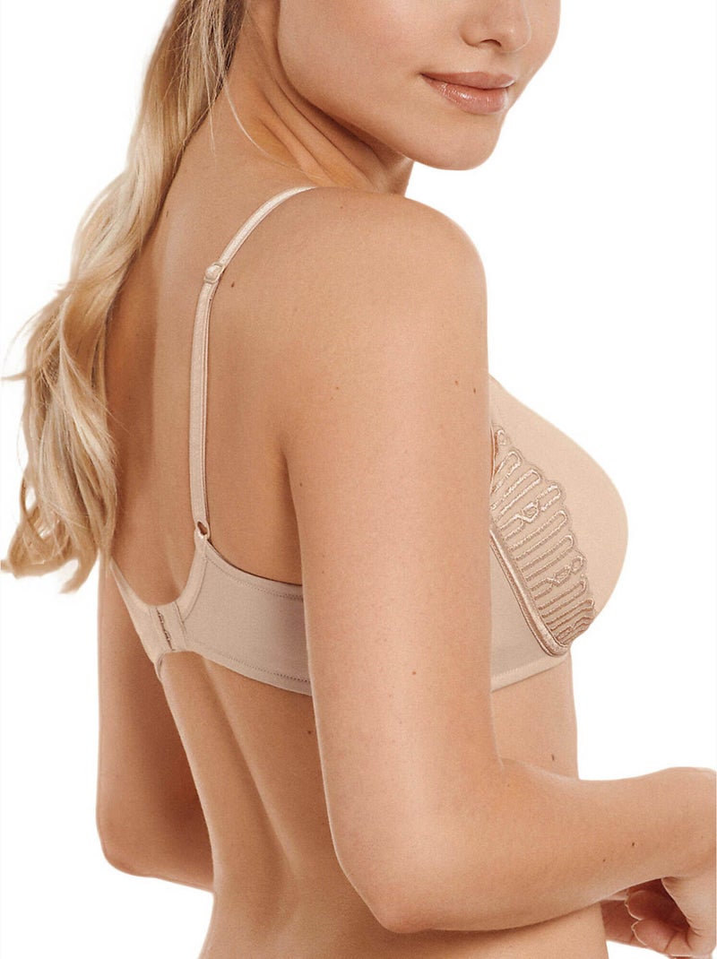 Soutien-gorge préformé sans armatures Ivonne B à E Beige - Kiabi