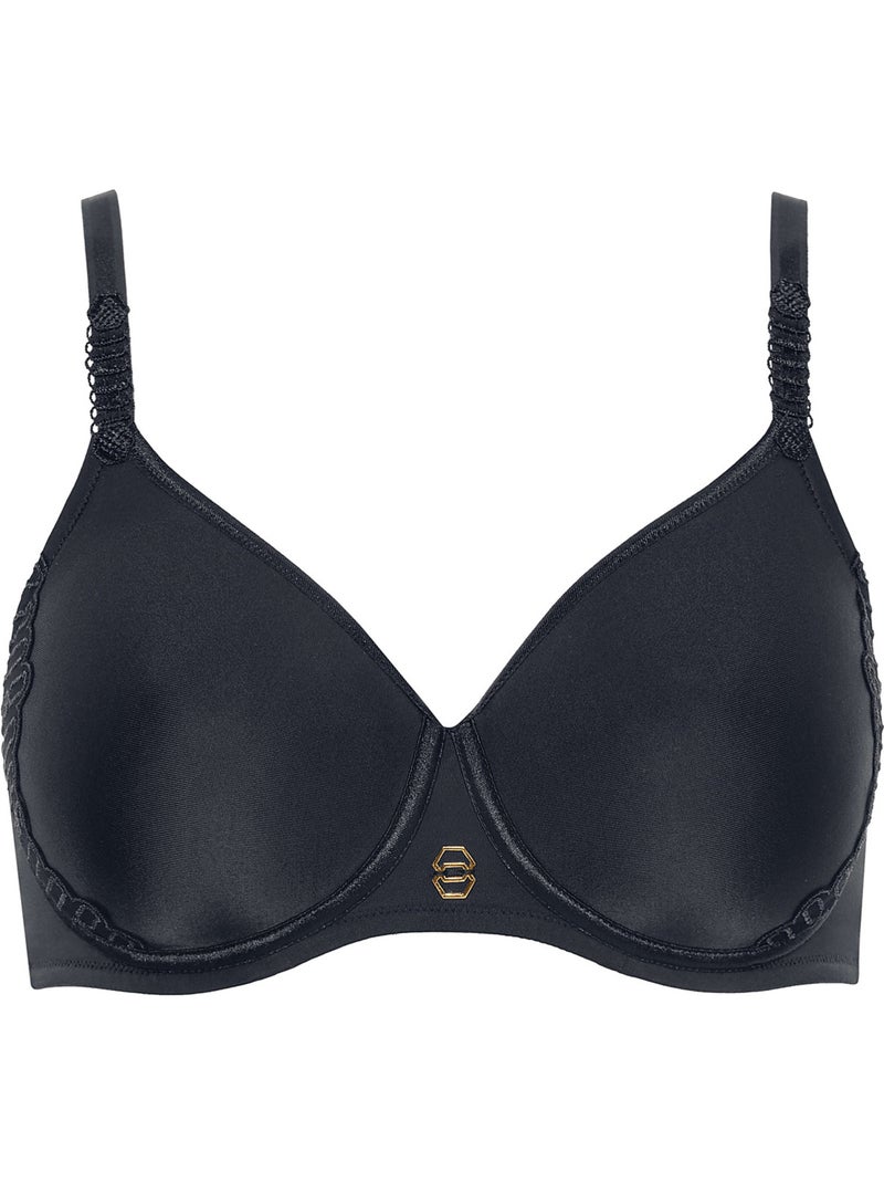 Soutien-gorge préformé sans armatures Ivonne B à E Gris foncé - Kiabi